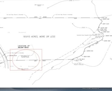 ALTA land title survey mapshowing location of Heiau