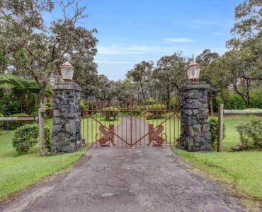 Gated entry at this Historical Kennedy Estate named Bide-A-Wee which means to stay awhile!