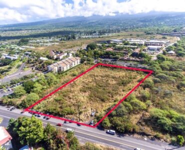 Good rectangular shape. Great frontage on Kuakini Highway.