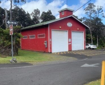 Volunteer Fire station across the street