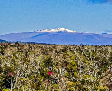 Mauna Kea zoomed in from above lot.