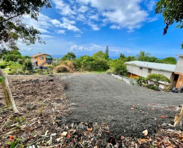 Ocean and sunset views from this graded lot.